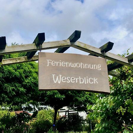 Ferienwohnung Weserblick Polle Zewnętrze zdjęcie