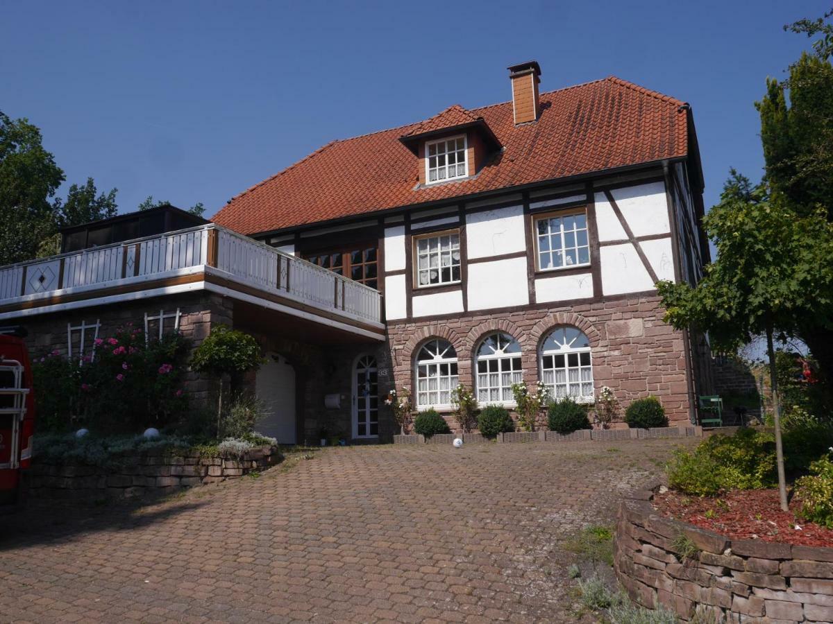 Ferienwohnung Weserblick Polle Zewnętrze zdjęcie